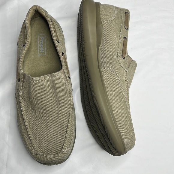 Propét Viasol Mens loafer 13 XX(5E)  canvas greenish - Picture 5 of 15